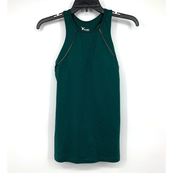 Old Navy Tops - Old Navy Active Top Green Racerback Go Dry Fitted Sleeveless